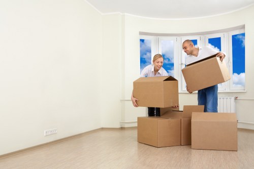 Packing and loading items into a moving truck