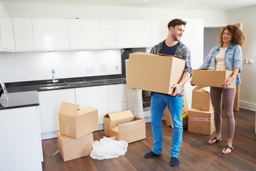Business moving preparation checklist for office relocation in Monken Hadley