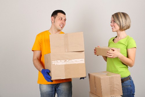 Careful loading of furniture for a Monken Hadley move