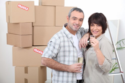 Local moving van service for furniture transport in Monken Hadley